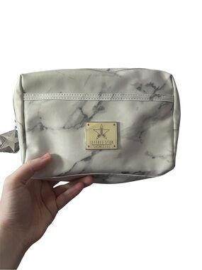 Jeffree Star White Marble Cosmetic Bag